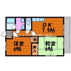 備中箕島駅 徒歩14分 2階の物件間取画像